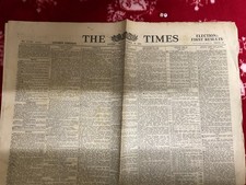 Interesting historic newspaper , RARE ,NEWS , THE TIMES , 1951 ELECTION SPECIAL picture