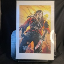 Jonah Hex SIGNED By Sergio Cariello Framed Art Native American Tonto picture