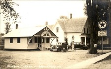 Bryant Pond ME Tea Rainbow Room Texaco Sign c1930s Real Photo Postcard bhn picture