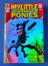 Rare Nightmarish Little Venomous Ponies Amazing Fantasy #15 Homage Foil #10/10 picture