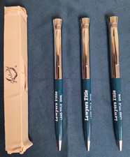 Lot of 3 Vintage Garland Bubble Top Ballpoint Pen Lawyer's Title Land Division picture