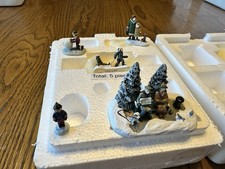Hawthorne Village: “Winter Fun” Winter Theme Figures -  Complete Set picture