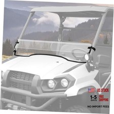 Front for Kawasaki Mule Pro MX 2019-2027 | UTV Front 1/2 Clear Half Windshield picture