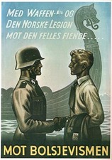 WWII Norwegian Norway German ELITE Soldier Propaganda Military War Poster Print picture