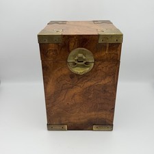 Knob Creek Oak Burl Wood Box Ethan Allen Vintage 50s 60s picture