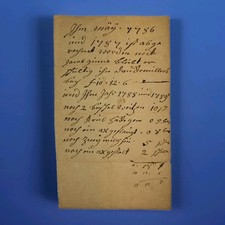 1790 PA German Debt Note Adam Bollender John Beaty Farm Accnt Revolutionary War picture