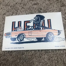 1972 Exhibit Supply Chicago Arcade Card # Hemi (EX) picture
