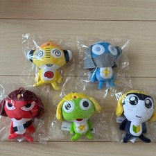 Keroro Gunso Munyugurumi 2024 Plush Ball Chain Set of 5 Unused Collectible 13+ picture