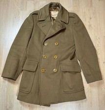 US Army M-1926 Officer Overcoat Mackinaw Jacket Coat Interwar WW1 WW2 NAMED picture