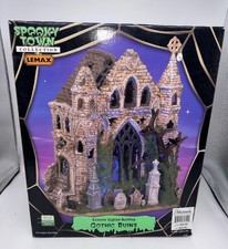 Lemax Spooky Town Gothic Ruins RETIRED with Original Box Sealed inside picture