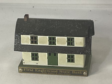 Banthrico B T First Englewood StateSave for a Home  Bank Die Cast Building VTG picture