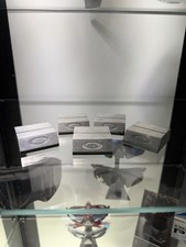 3pc set Vintage Oakley 90s 2000s X Metal Software Card Display Holders picture
