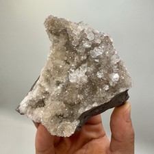 Herkimer Diamond Gems Perched on Druzy Matrix, High Grade, Rare Material picture