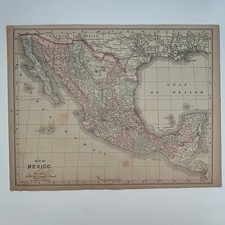 Map of Mexico and Ontario 1894 Map SV1-6 picture