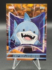 Topps Marvel Neon Jeff the Land Shark #129 (2026) Serial /25 Card DIAMANTE picture