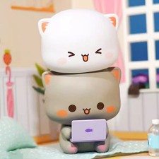 Season 4 MITAO Lucky Cat Peach Goma Couple Gift Collectable Figure Play together picture