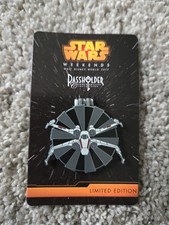 2015 Disney Parks Star Wars Weekends LE Passholder X-Wing Luke Skywalker Pin picture
