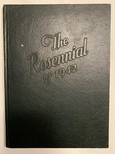 Rosennial 1942 Newcastle Indiana High School Year Book picture