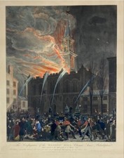 Conflagration Of Masonic Hall 1819 picture