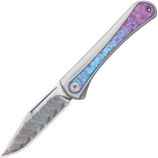 Kizer Cutlery Melody Gray & Crystallized Titanium Folding Damascus Knife 3732A1 picture