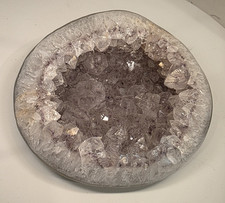 1827g 4lb Natural Light Amethyst Geode Cluster Specimen Raw Crystal Cave picture