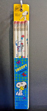 Vintage Empire Pencil Corp Peanuts Snoopy Pencils - 4pk Sealed Vintage picture