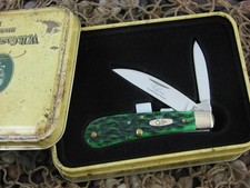 Case Cutlery 2008 Bermuda Green Bone Swayback Jack TruSharp steel 62117 CA79730 picture