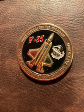 JSF Challenge Coin F35 Program original 2001 showing services  picture
