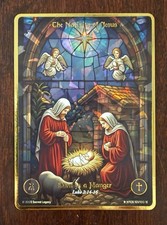 2025 Sacred Legacy 1st Ed 101/100 1E Nativity of Jesus Secret Rare Stained Glass picture