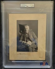 THOMAS A. EDISON SIGNED / AUTOGRAPH PHOTO MAT PSA AUTHENTIC picture