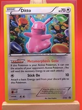 Ditto XY40 X & Y Cosmos Holo Ultra Rare Black Star Promo Pokemon Card picture