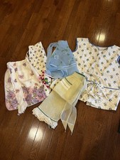 Lot of 6 Vintage Aprons From 1950's and 1960's picture