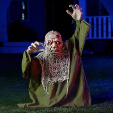 JOYIN Halloween Animated Zombie Groundbreaker Animatronic Outdoor Yard Decor picture