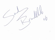 1996/04 Olympics: Sandy BRONDELLO (AUS) Orig. Autograph SILVER Basketball picture