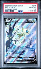 Celebi V PSA 10 GEM MINT - 245/264 - Fusion Strike - Alt Art Pokemon Rare picture