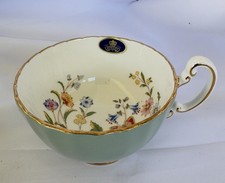 AYNSLEY TEAL/BLUE TEA CUP picture