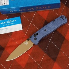 Benchmade 535FE-05 Bugout Crater Blue Grivory Handle S30V Blade Folding Knives picture