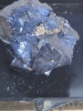 Rare Cuprite With Native Silver Thumbnail specimen picture