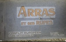 Arras et Ses Ruines 20 Antique Postcards Paperback Book WW1 France picture