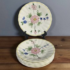 VTG Blue Ridge Southern Pottery Bread Butter Plate SET OF 6 Laurie Colonial RARE picture