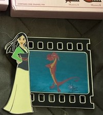 Disney PALM Mulan Film Reel Pink a la Mode Princess Jumbo Pin LE 1000 In Hand picture