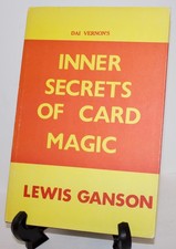 DAI VERNON'S INNER SECRETS OF CARD MAGIC by LEWIS GANSON - HARDCOVER BOOK picture