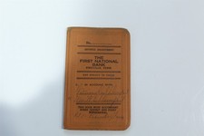 Vintage Banking Collectible The First National Bank Savings Book 1966 - 1975 picture