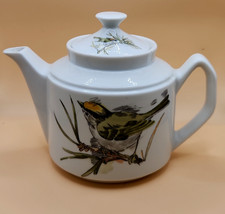 VINTAGE ENESCO TEAPOT SONG BIRD 1976 UNUSED SERVES 4-6 CUPS picture