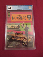 RARE 1966 6th ISSUE THE MUNSTERS GOLD KEY COMIC CGC 7.5 picture