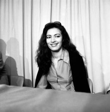 Moroccan actress Leila Shenna gives a press conference with her ac- Old Photo picture