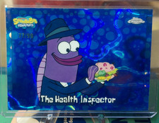 /99 Bubble Refractor,2025 Topps Chrome SpongeBob, The Health Inspector, card# 94 picture