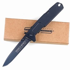 Edc Antique Large Old Carbon Steel Pocket Folding Knife Hunting Camping Knives picture