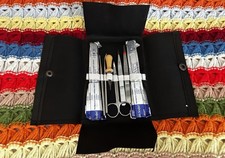 Rare Oklahoma State UNUSED + STERILE Scalpel Kit in Leather Casing picture