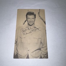 Dennis Morgan B/W Studio Photo Postcard appx. 3.25